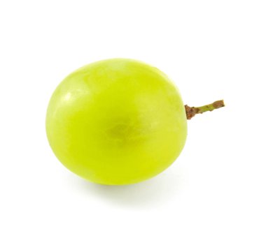 Beyaz arka plan üzerinde olgun tatlı üzüm