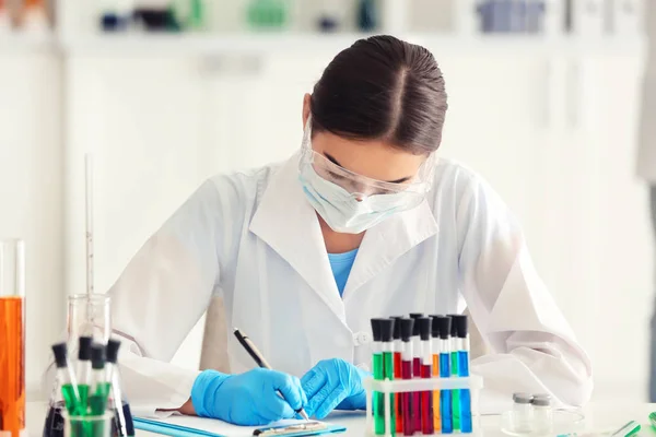 Female Scientist Working Laboratory — Stock Photo, Image