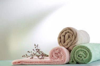 Masa lambası haddelenmiş temiz yumuşak havlu