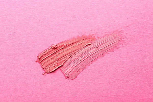 Lippenstift Lijnen Een Achtergrond Met Kleur — Stockfoto