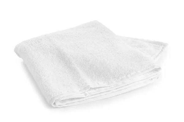 Clean Soft Towels White Background — Stock Photo, Image