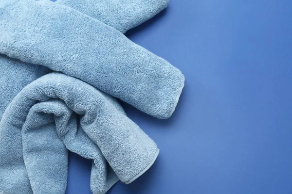 Clean Soft Towels Color Background — Stock Photo, Image