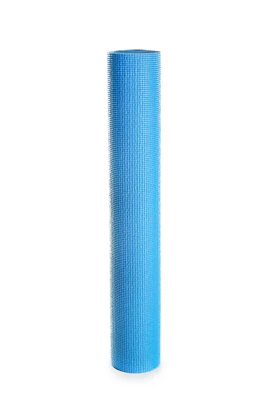 Beyaz Arka Plan Rengi Yoga Mat — Stok fotoğraf