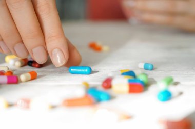 Kadın alarak hap tablo, portre