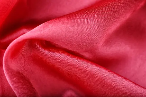 Texture Bright Pink Fabric Closeup — Stock Photo, Image