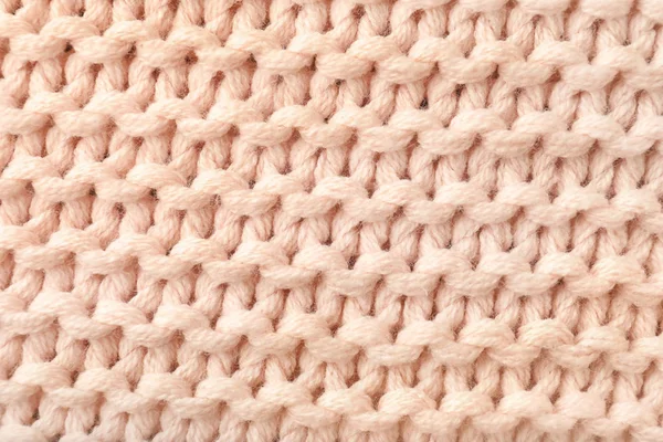 Light Knitted Fabric Closeup — Stock Photo, Image