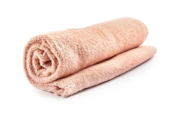 Clean Soft Towel White Background — Stock Photo, Image