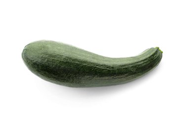 Beyaz arkaplanda taze kabak