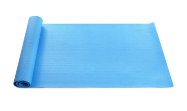 Beyaz arka plan rengi yoga mat