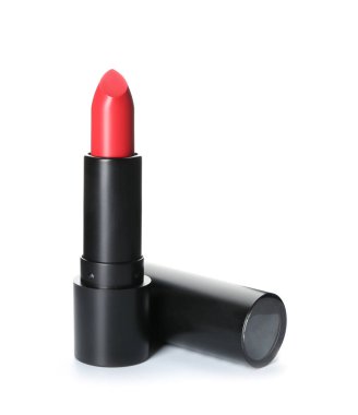 beyaz zemin üzerine parlak ruj