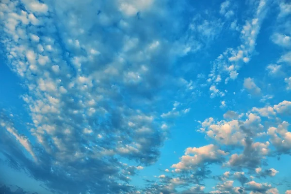 Bella Vista Del Cielo Blu Con Nuvole — Foto Stock