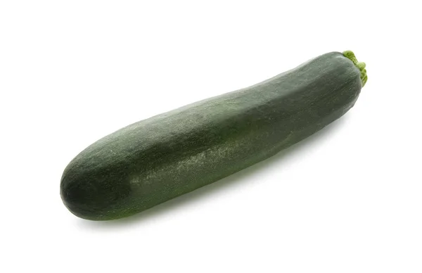 Frische Zucchini Auf Weißem Hintergrund — Stockfoto
