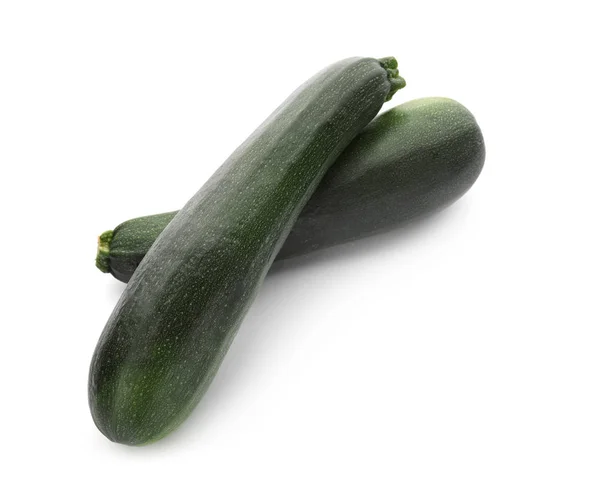 바탕에 신선한 Zucchinis — 스톡 사진