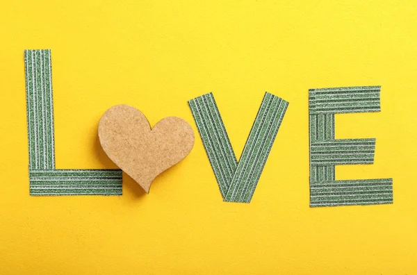 Word Love Color Background — Stock Photo, Image