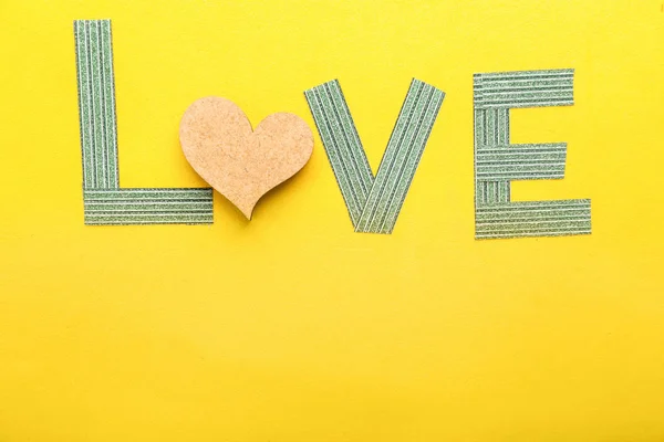 Word Love Color Background — Stock Photo, Image
