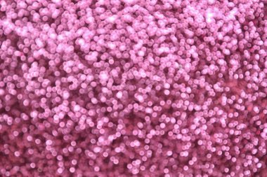 Parlak pembe payetler bulanık bakış