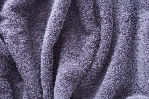 Wrinkled Terry Towel Texture Closeup — Stock Photo, Image