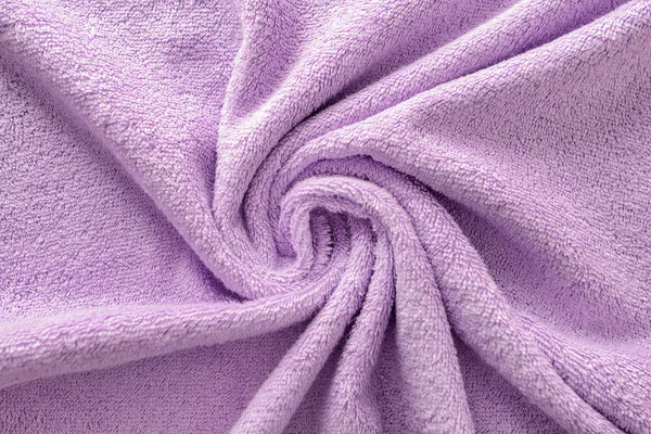 Wrinkled Terry Towel Texture Closeup — Stock Photo, Image