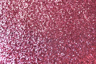 Parlak pembe payetler, portre