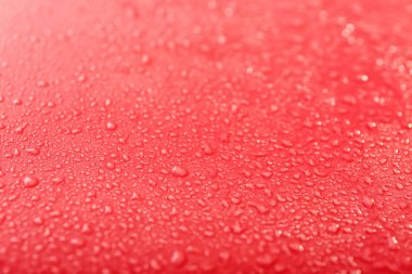 Renk arka plan üzerinde su damlaları