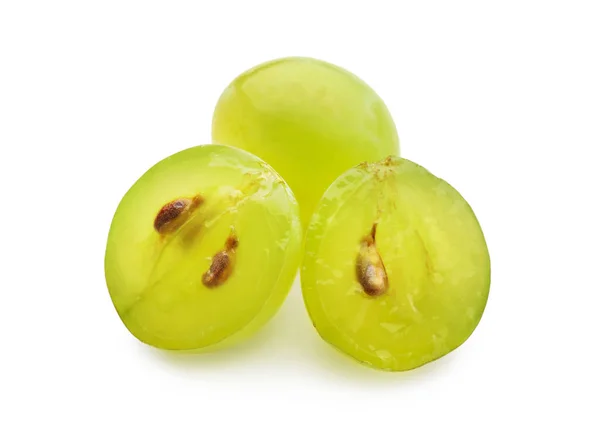 Fresh Ripe Juicy Grapes White Background — Stock Photo, Image