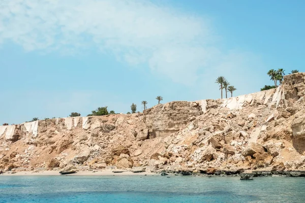 Mooi Landschap Met Kliffen Boven Zee — Stockfoto