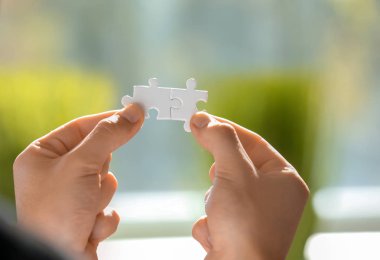 Adam adet bulmaca, closeup ile