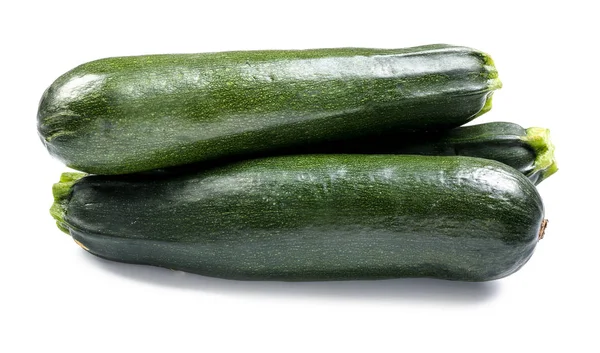 Fresh Zucchinis White Background — Stock Photo, Image
