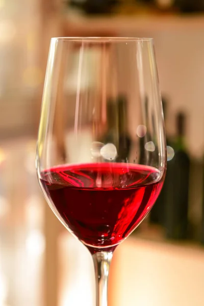 Glass Red Wine Closeup — Stock Photo, Image