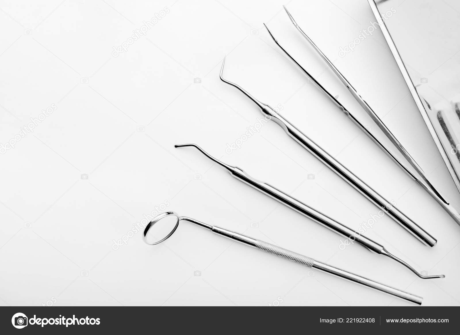 Dentist's Tools White Background Stock Photo by ©serezniy 221922408