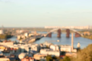Güzel bir şehir bulanık bakış