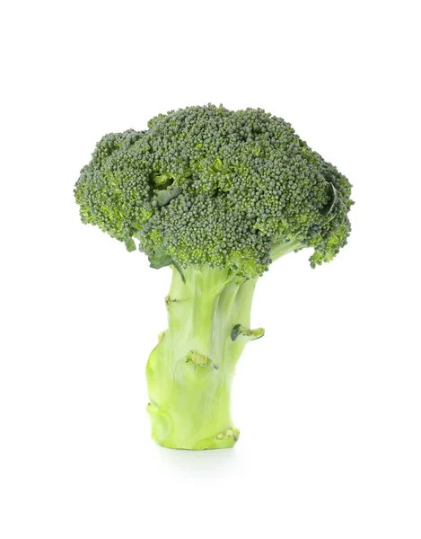 Beyaz Arkaplanda Taze Brokoli — Stok fotoğraf