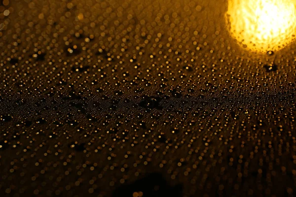 Dark Surface Drops — Stock Photo, Image