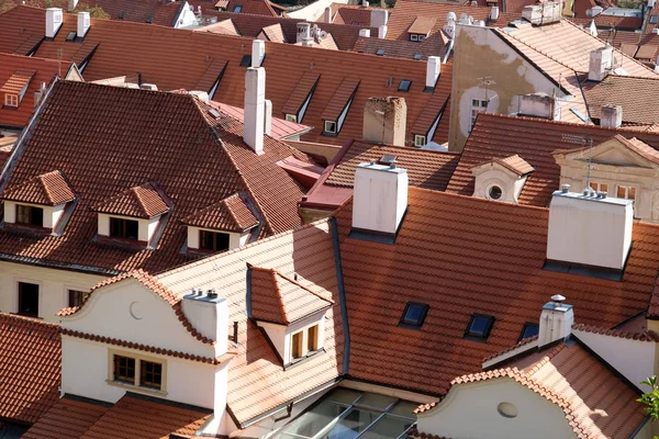 Beautiful Old Buildings Red Roofs City Royalty Free Stock Photos