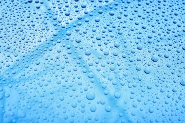 Renk arka plan üzerinde su damlaları