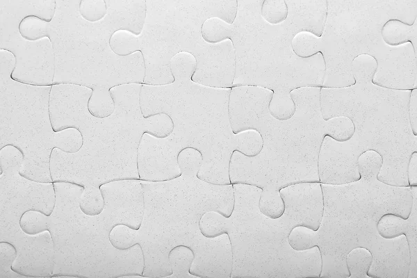 Complete Jigsaw Puzzle Closeup — Stock Photo, Image