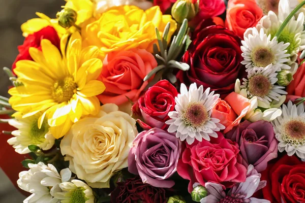 Beautiful Bouquet Fresh Flowers — Stock Photo, Image