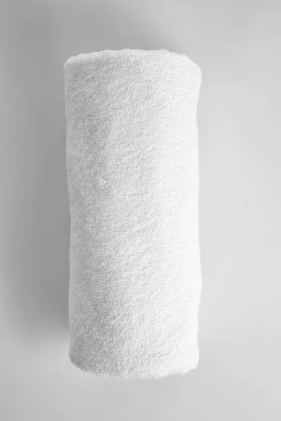 Clean Rolled Towel Light Background — Stock Photo, Image