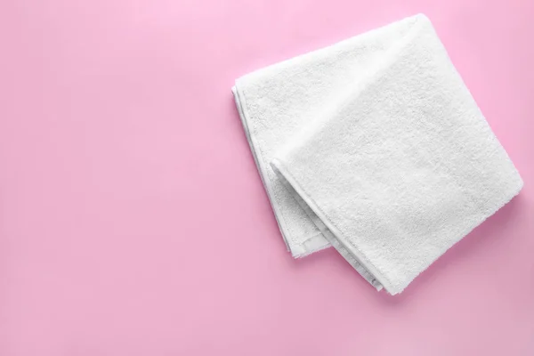 Καθαρό Μαλακό Πετσέτα Χρώμα Φόντου — Φωτογραφία Αρχείου