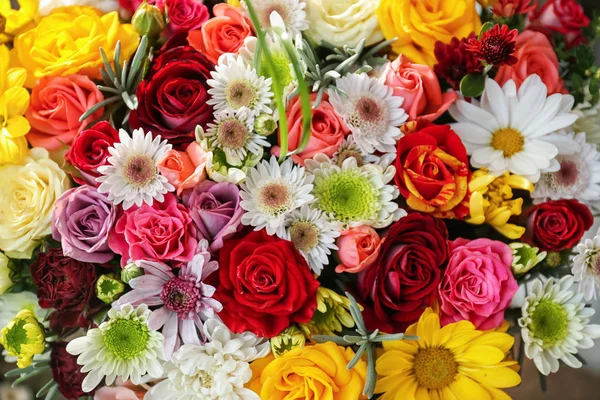 Beautiful Bouquet Fresh Flowers — Stock Photo, Image