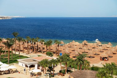 Tropikal Beach Resort güzel manzara