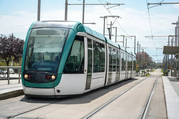 Modern Tram City — Stock Photo, Image