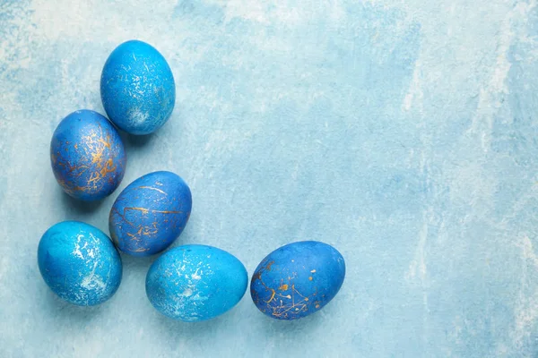 Uova Pasqua Sfondo Colore — Foto Stock