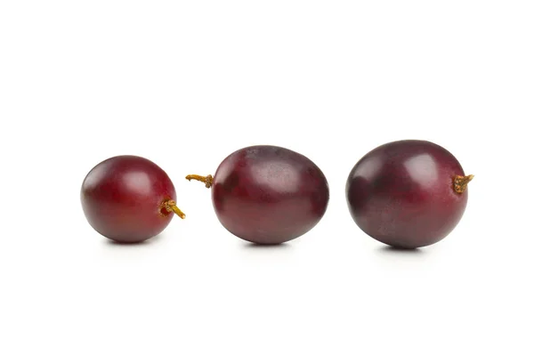 Ripe Sweet Grapes White Background — Stock Photo, Image