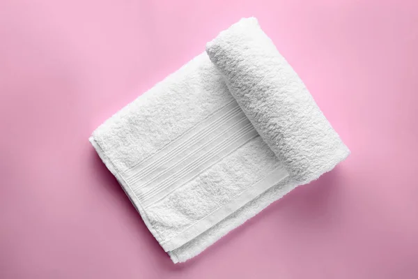 Clean Soft Towel Color Background — Stock Photo, Image