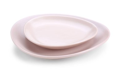 Beyaz arka plan üzerinde temiz renkli levha