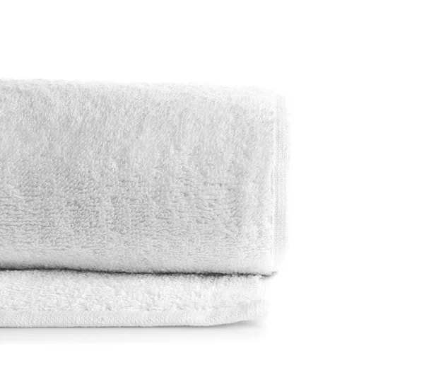Ręcznik Białym Tle — Zdjęcie stockowe