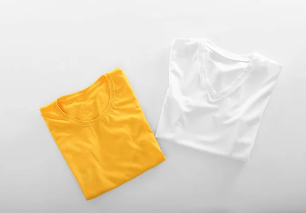 Blank Shirts White Background — Stock Photo, Image