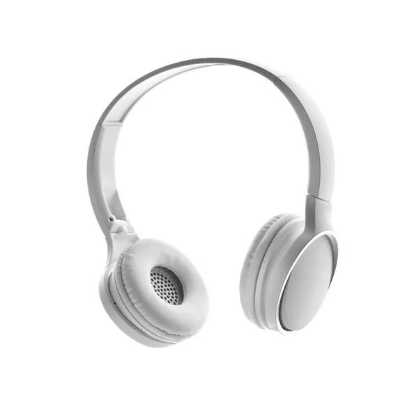 Modern Headphones White Background — Stock Photo, Image