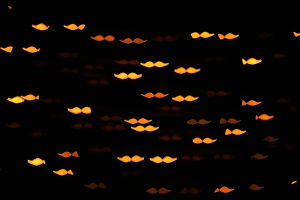 Güzel Işıklar Bulanık Görünüm Koyu Arka Plan Üzerinde — Stok fotoğraf